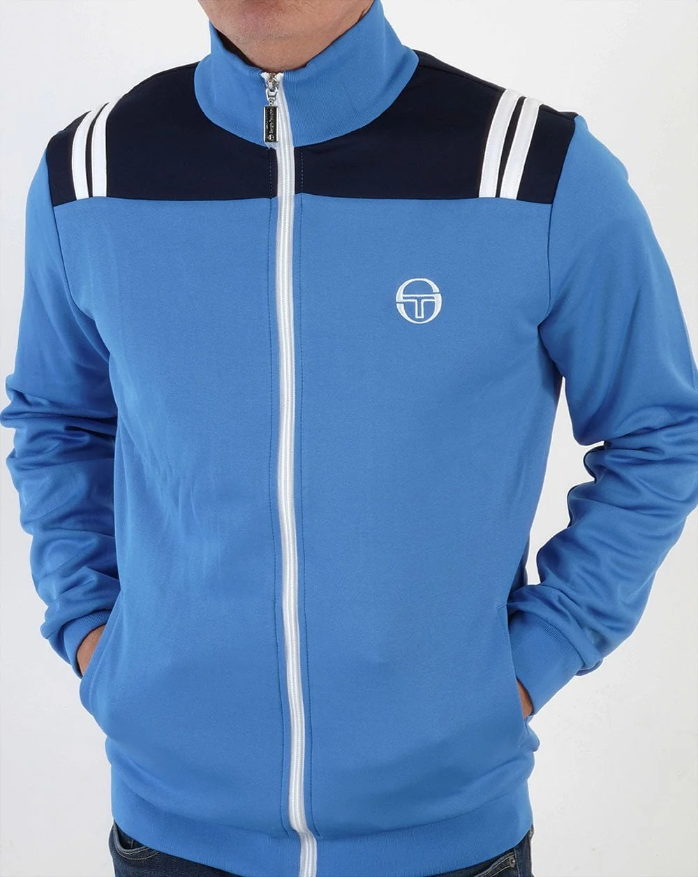 Sergio Tacchini Ice Cap Track Top Blue - Image 2