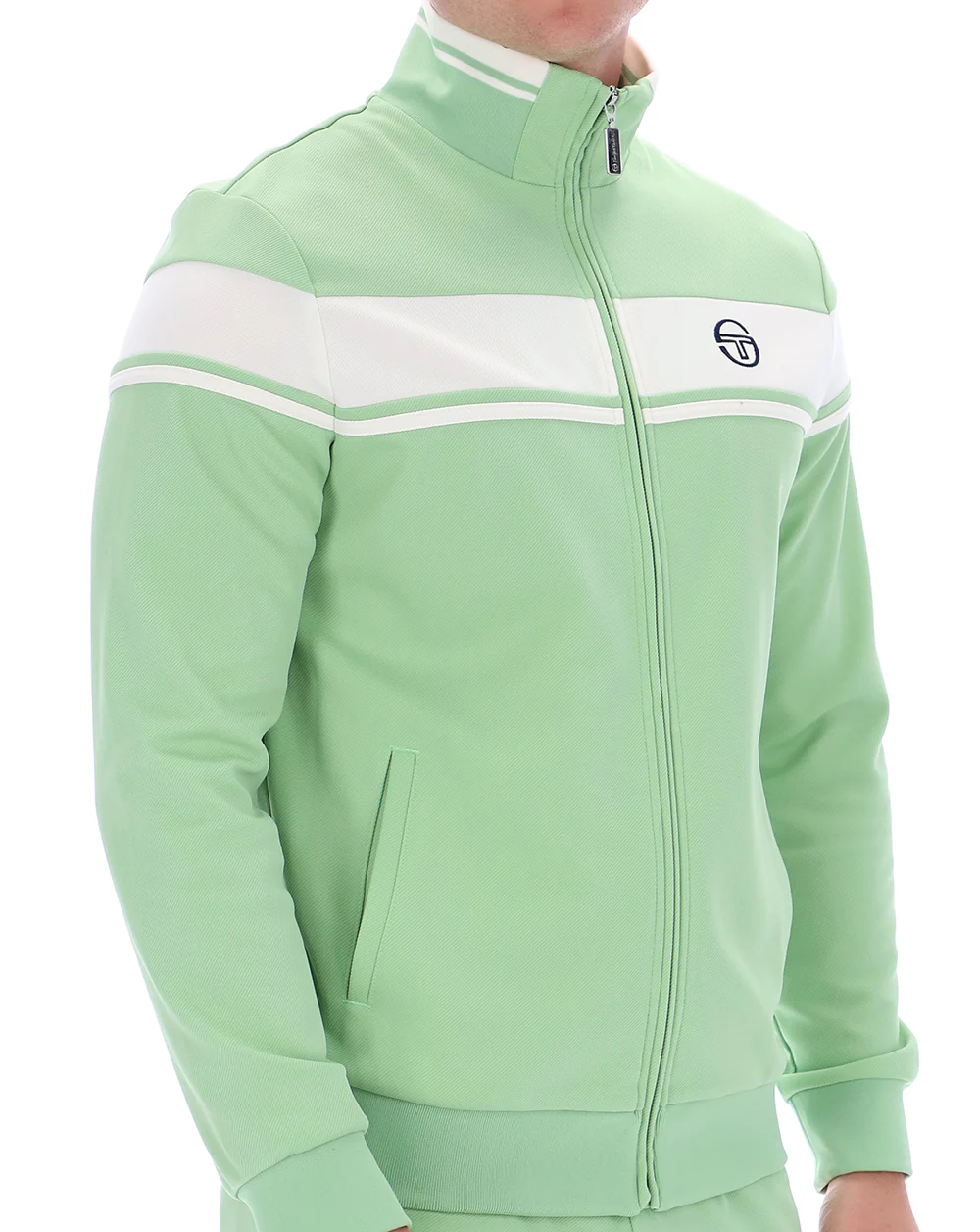 Sergio Tacchini Masters Track Top Mint Green - Image 2
