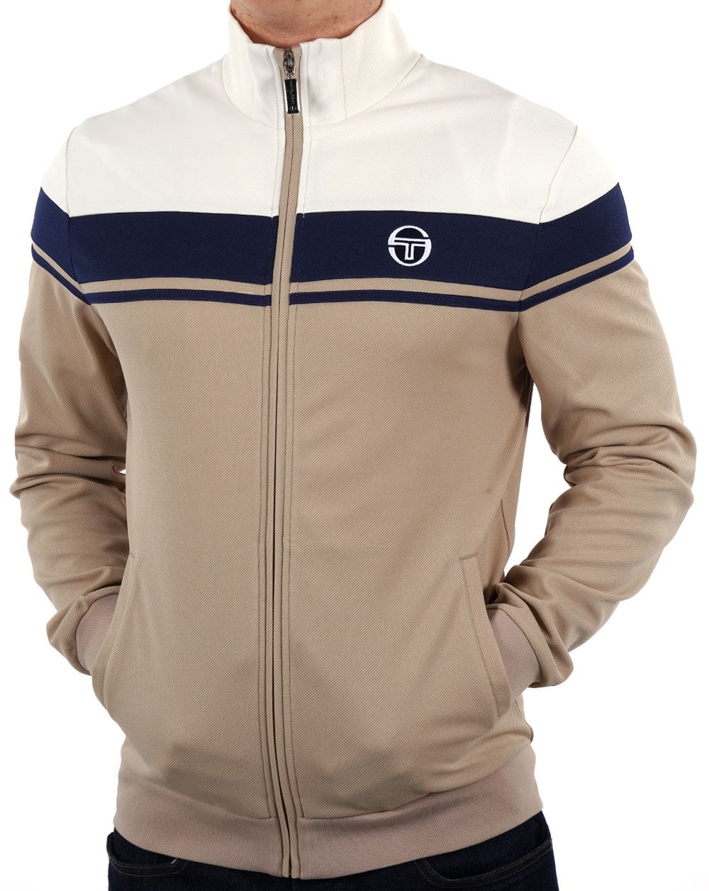 Sergio Tacchini Masters Track Top Stone - Image 4
