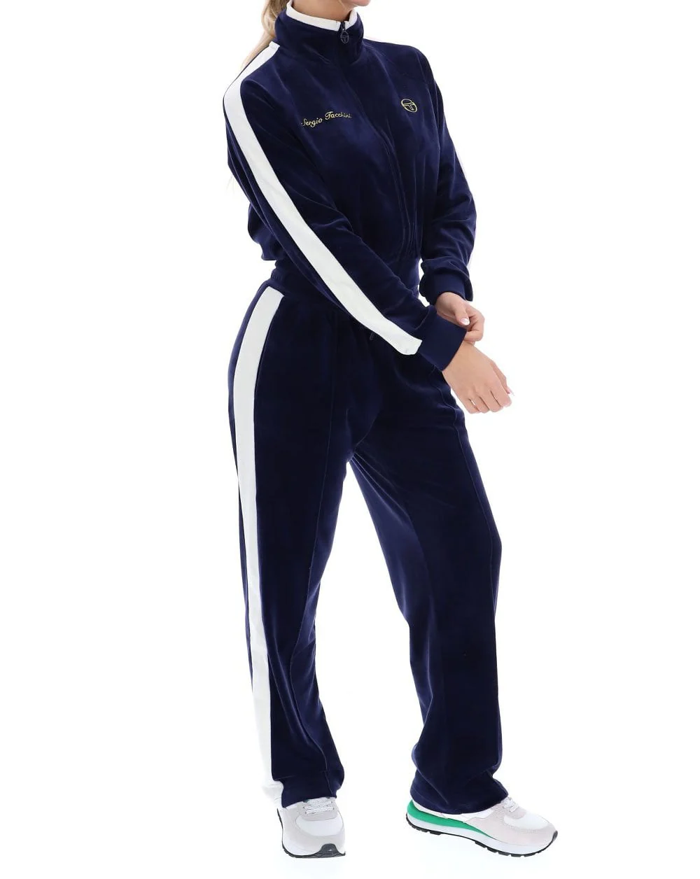 Sergio Tacchini Miss Carlotta Track Pants Navy Blue - Image 3
