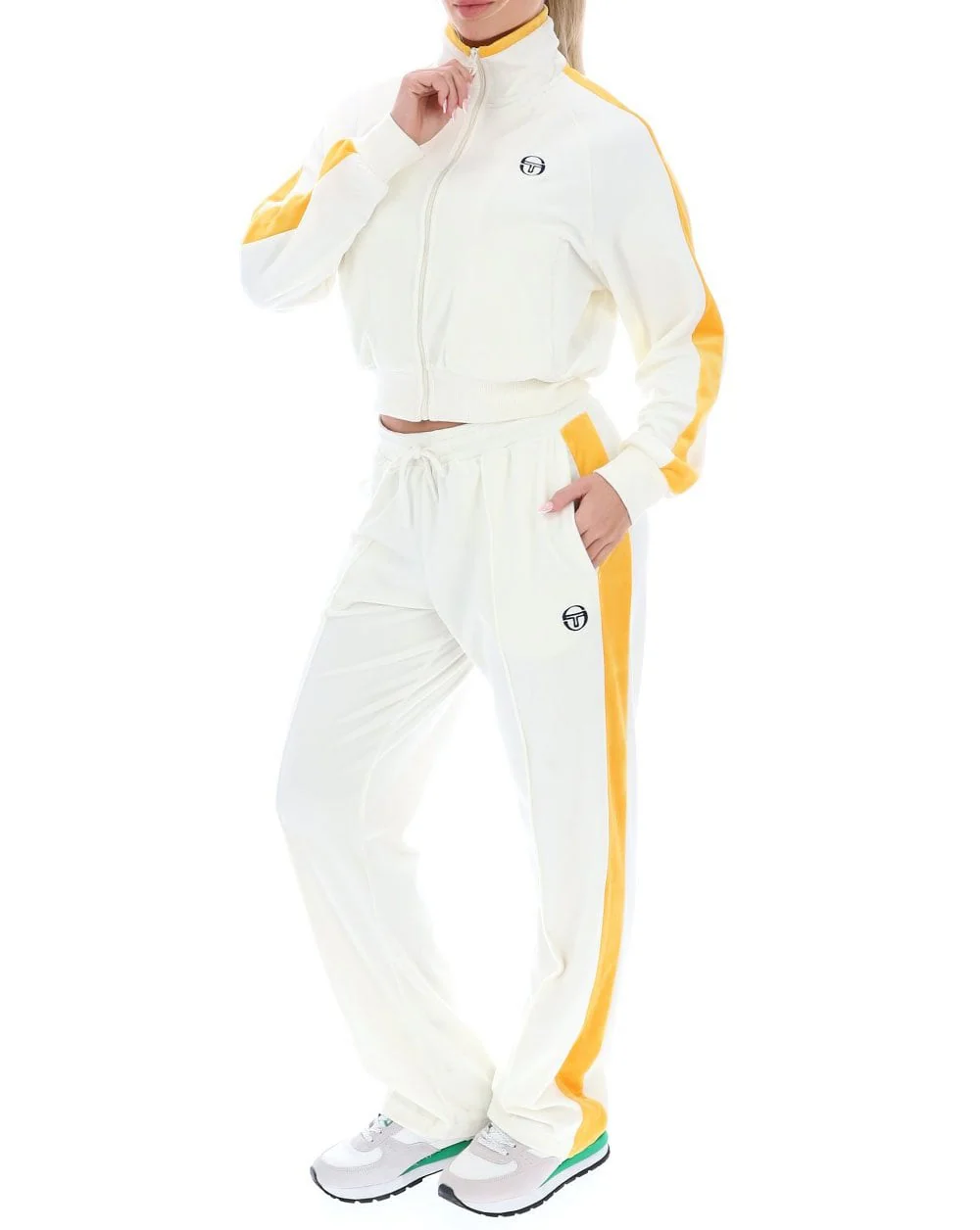Sergio Tacchini Miss Carlotta Track Top Gardenia - Image 3