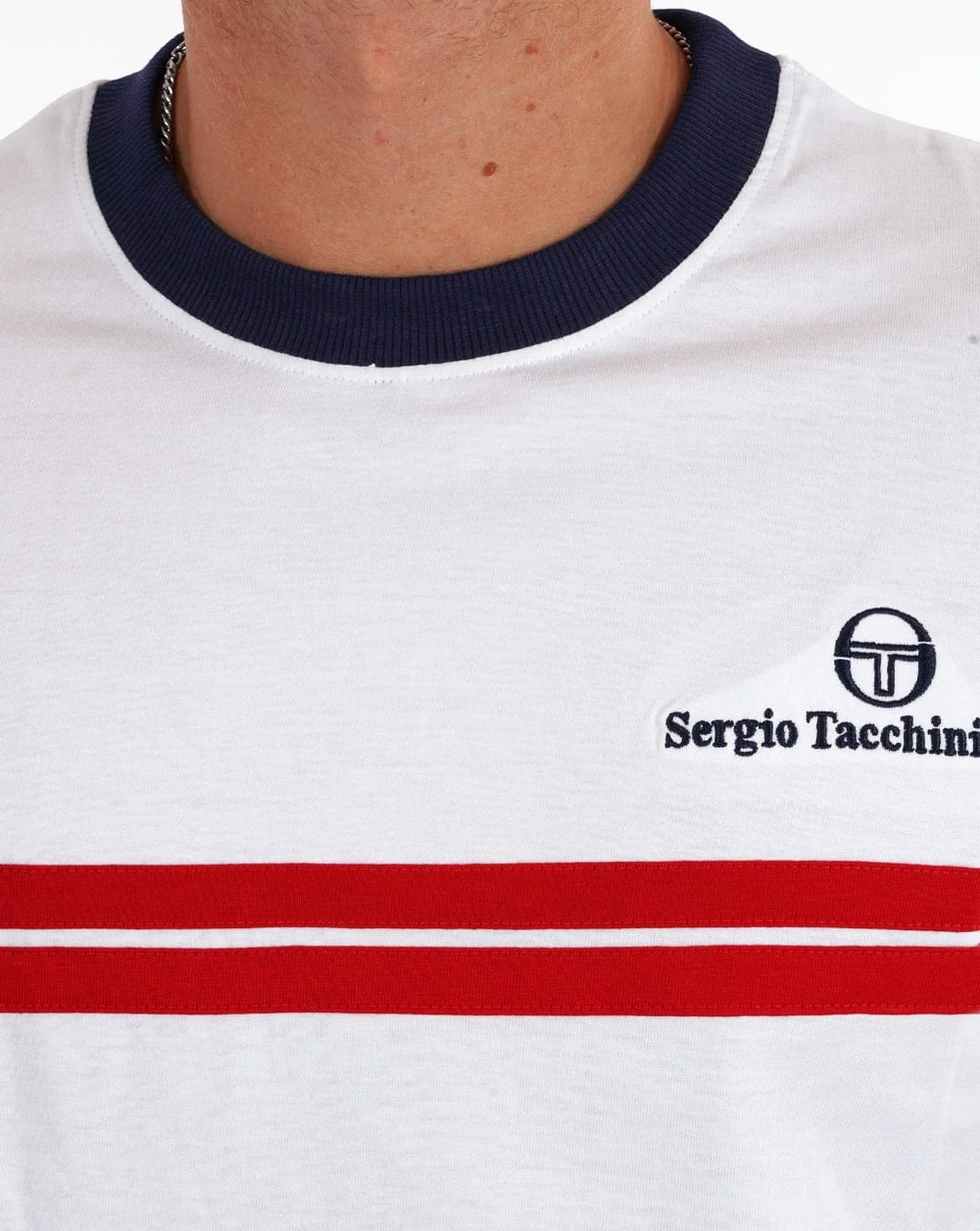 Sergio Tacchini New Supermac T Shirt White - Image 2