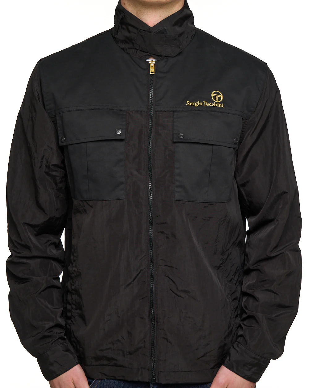 Sergio Tacchini Nuno Overshirt Black - Image 2
