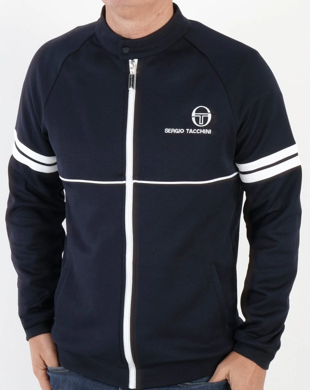 Sergio Tacchini Orion B Track Top Navy/White