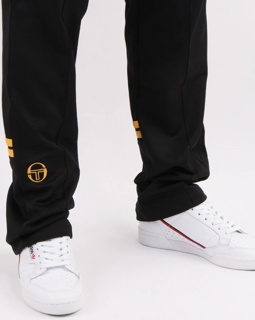 Sergio Tacchini Orion Track Pants Black/Yellow - Image 2