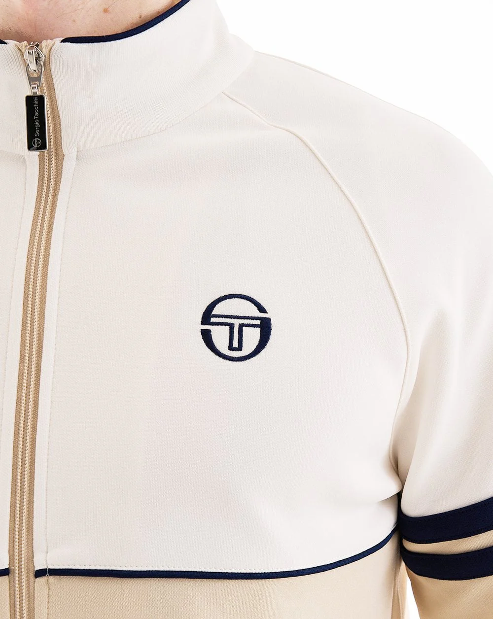 Sergio Tacchini Orion Track Top Gardenia / Sandshell - Image 3