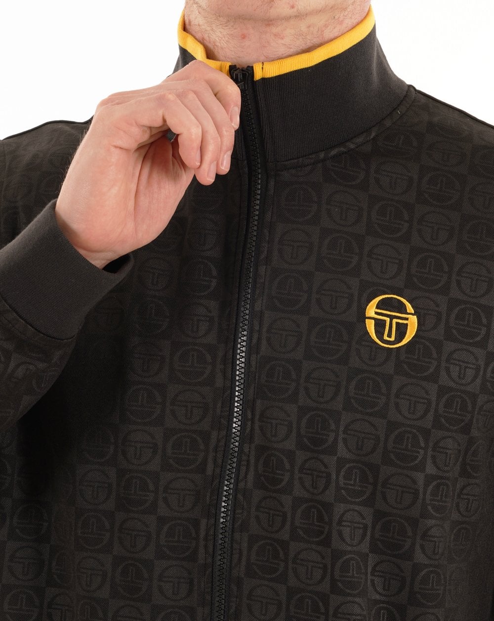 Sergio Tacchini Santoro Track Top Black - Image 2