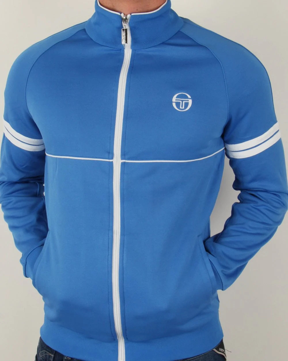 Sergio Tacchini Star Track Top Blue/White - Image 3