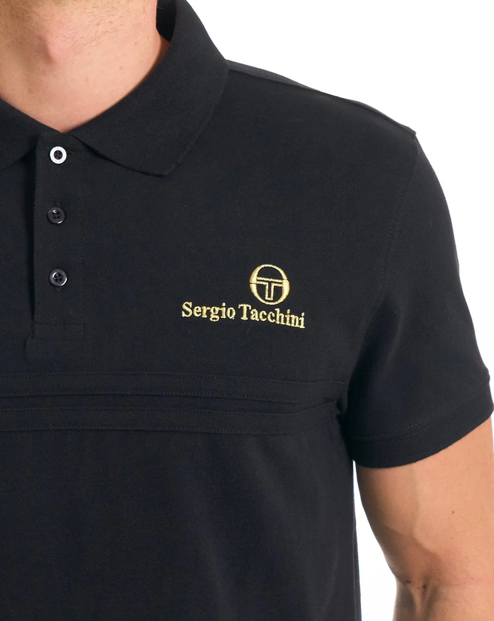 Sergio Tacchini Supermac Primo Polo Black - Image 5