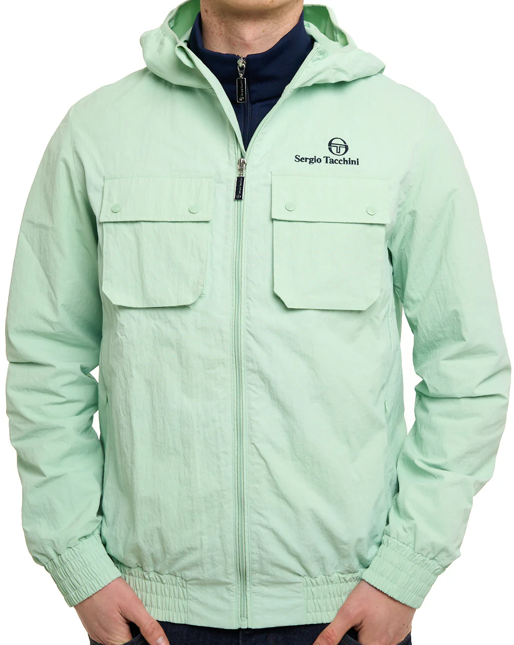 Sergio Tacchini Terrace Pocket Jacket Mint - Image 3