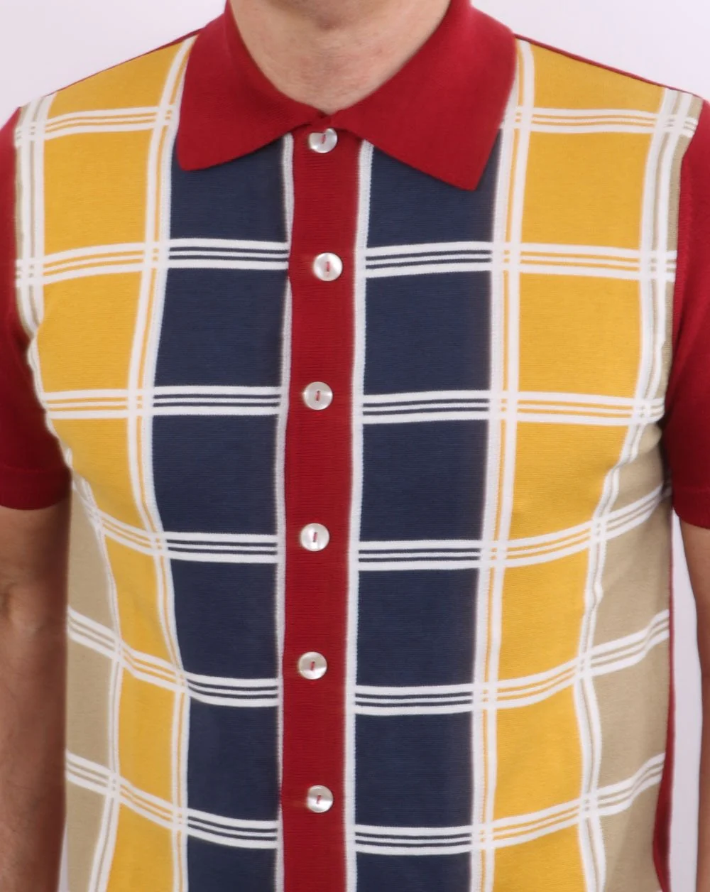 Ska & Soul Button Through Knit Multi - Image 3