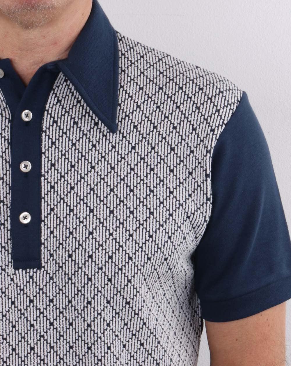 Ska & Soul Vintage Soul Boy Polo Navy - Image 3