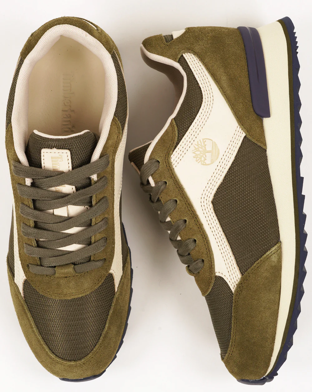 Timberland Scout Heights Trainers Light Beige/Brown - Image 4