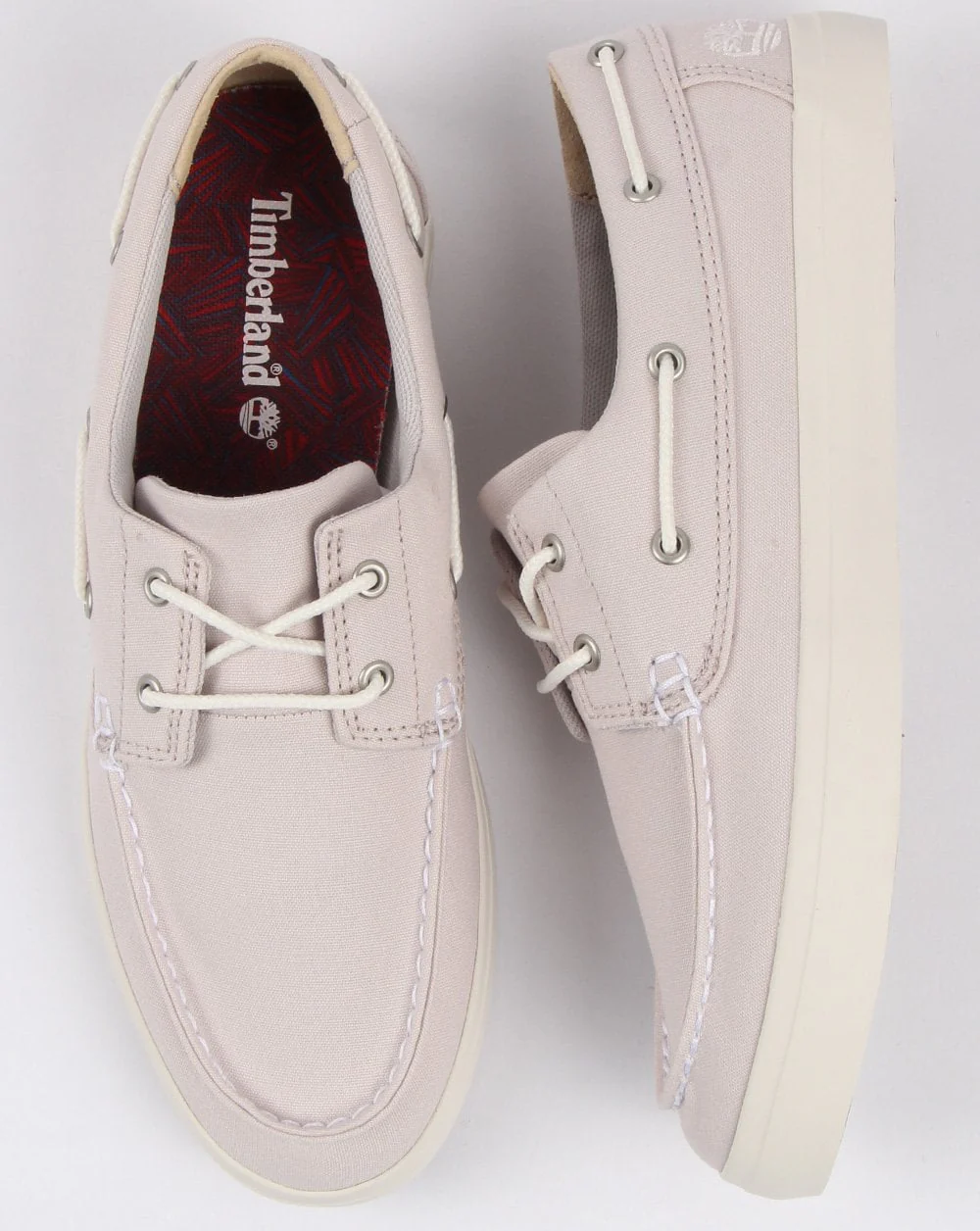 Timberland Union Wharf 2 Eye Boat Shoe Light Grey - Image 2
