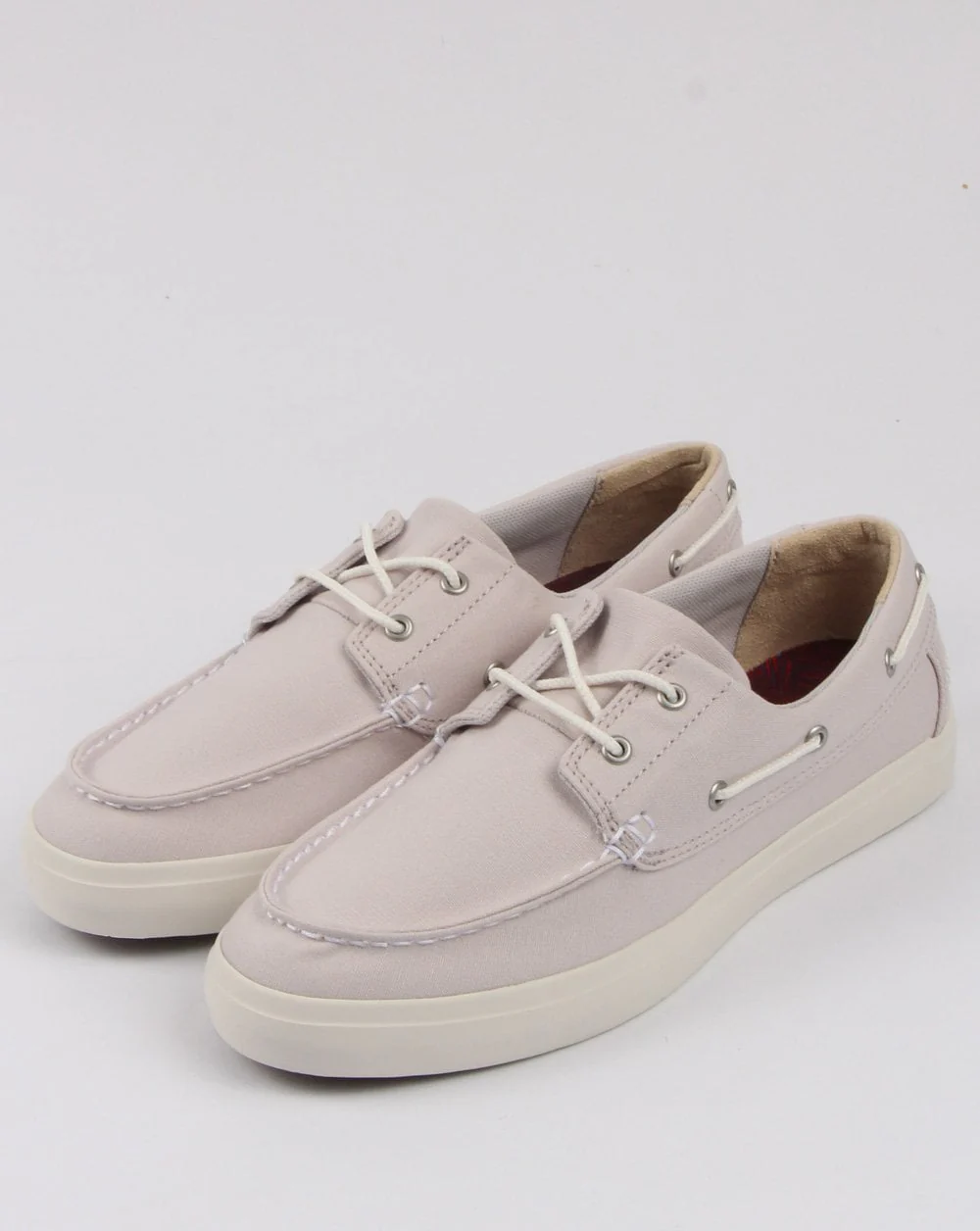 Timberland Union Wharf 2 Eye Boat Shoe Light Grey - Image 3