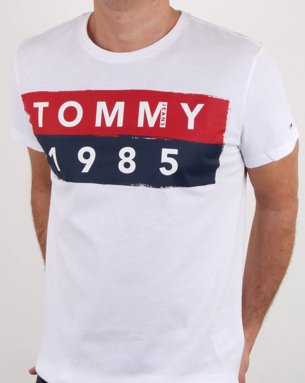Tommy Hilfiger 1985 Logo T Shirt White - Image 3