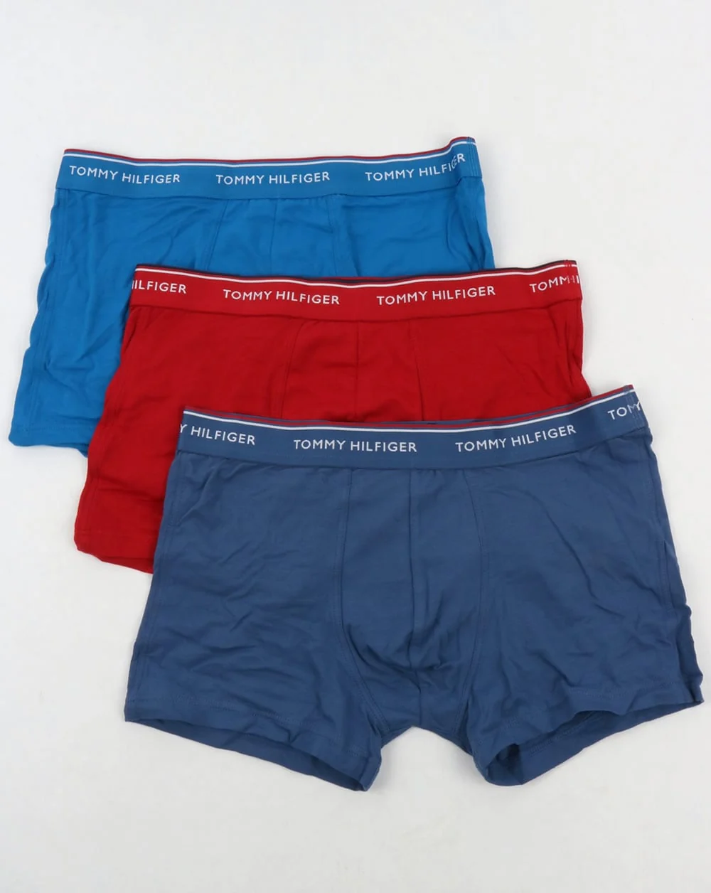 Tommy Hilfiger 3 Pack Boxer Shorts Navy/Blue/Red - Image 3