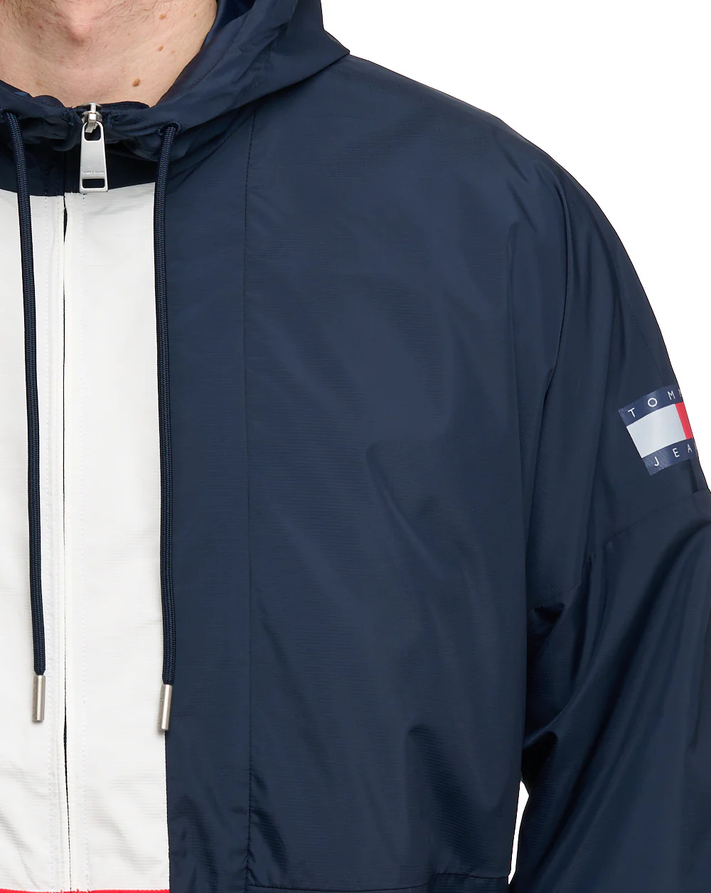Tommy Jeans Chicago Flag Windbreaker Dark Navy - Image 4