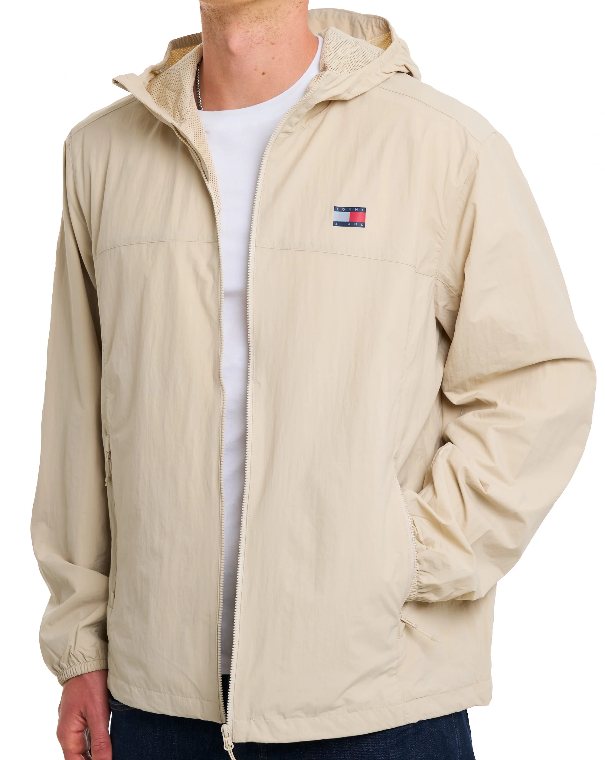 Tommy Jeans Chicago Packable Jacket Classic Beige - Image 2