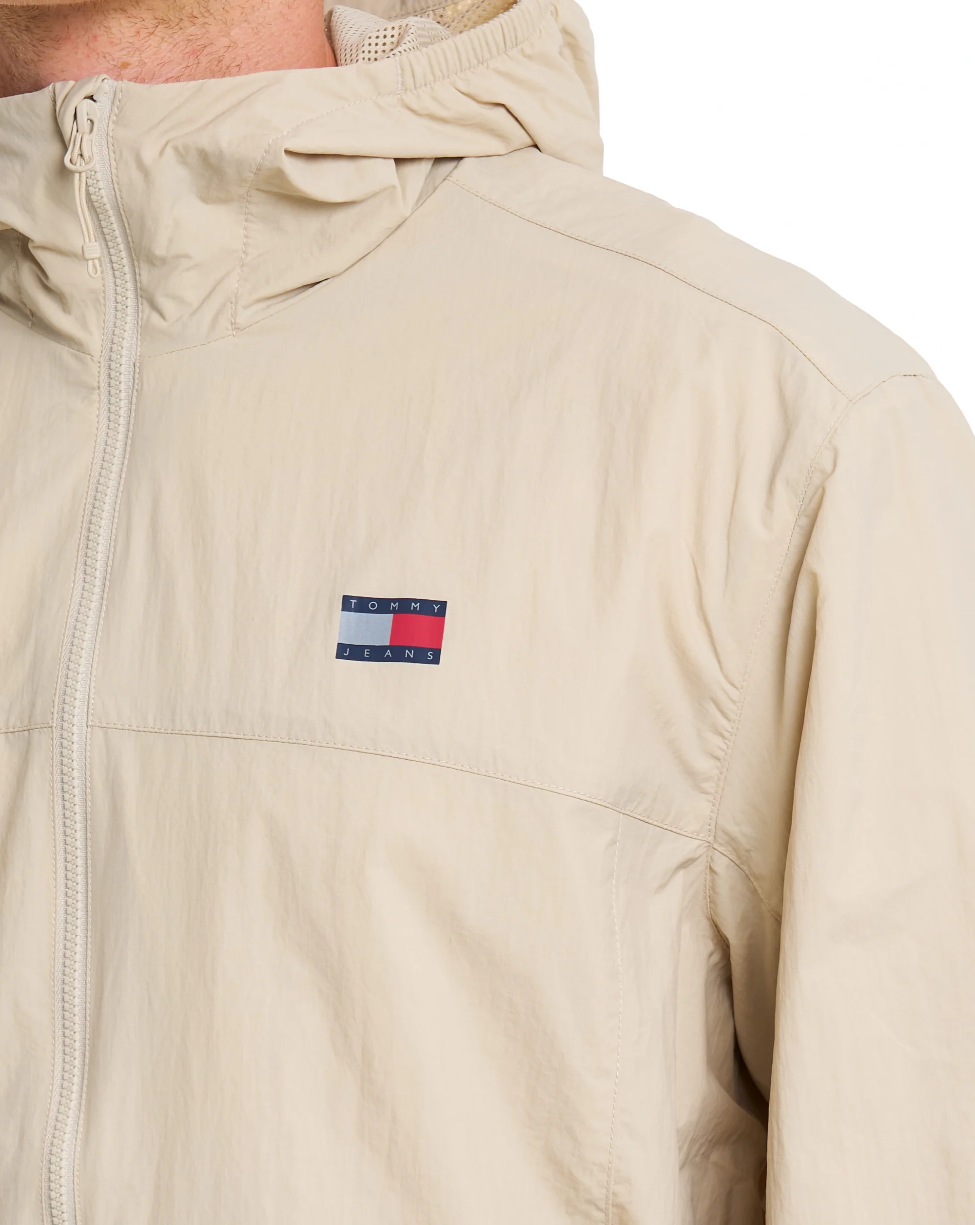 Tommy Jeans Chicago Packable Jacket Classic Beige - Image 3