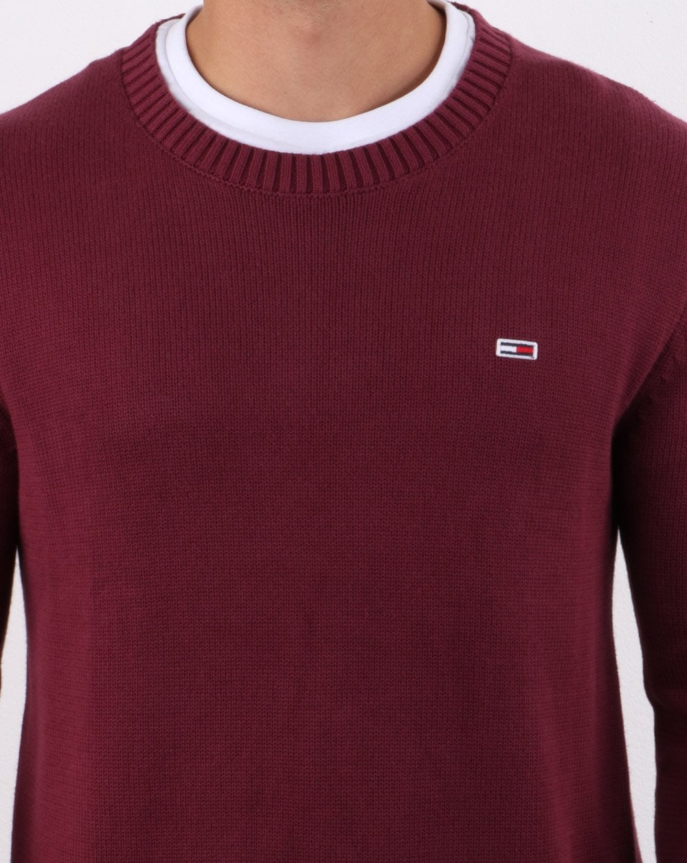 Tommy Hilfiger Classic Jumper Burgundy - Image 4