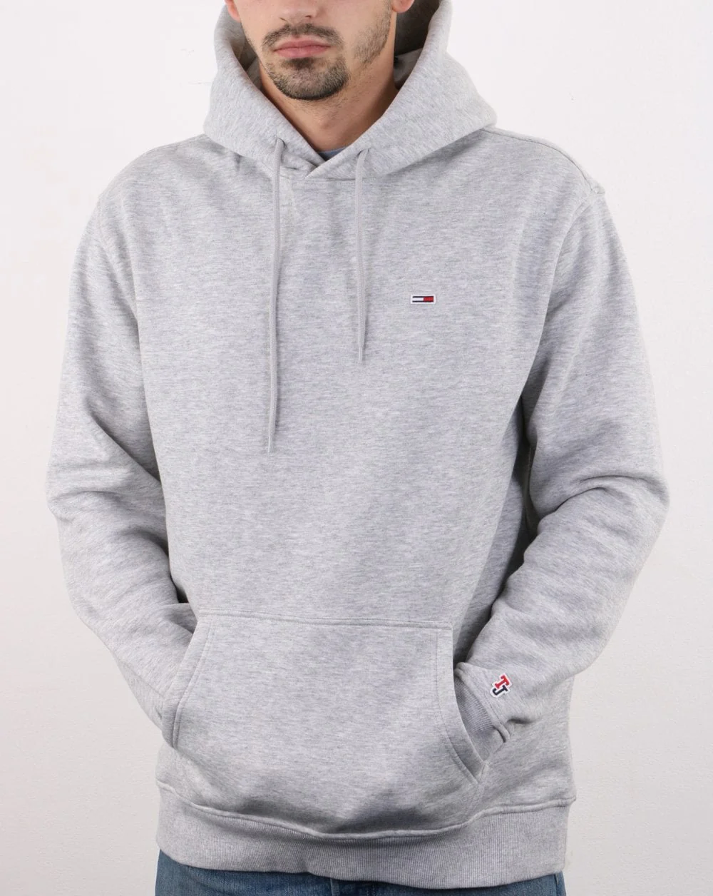 Tommy Hilfiger Classics Hoodie Light Grey - Image 3