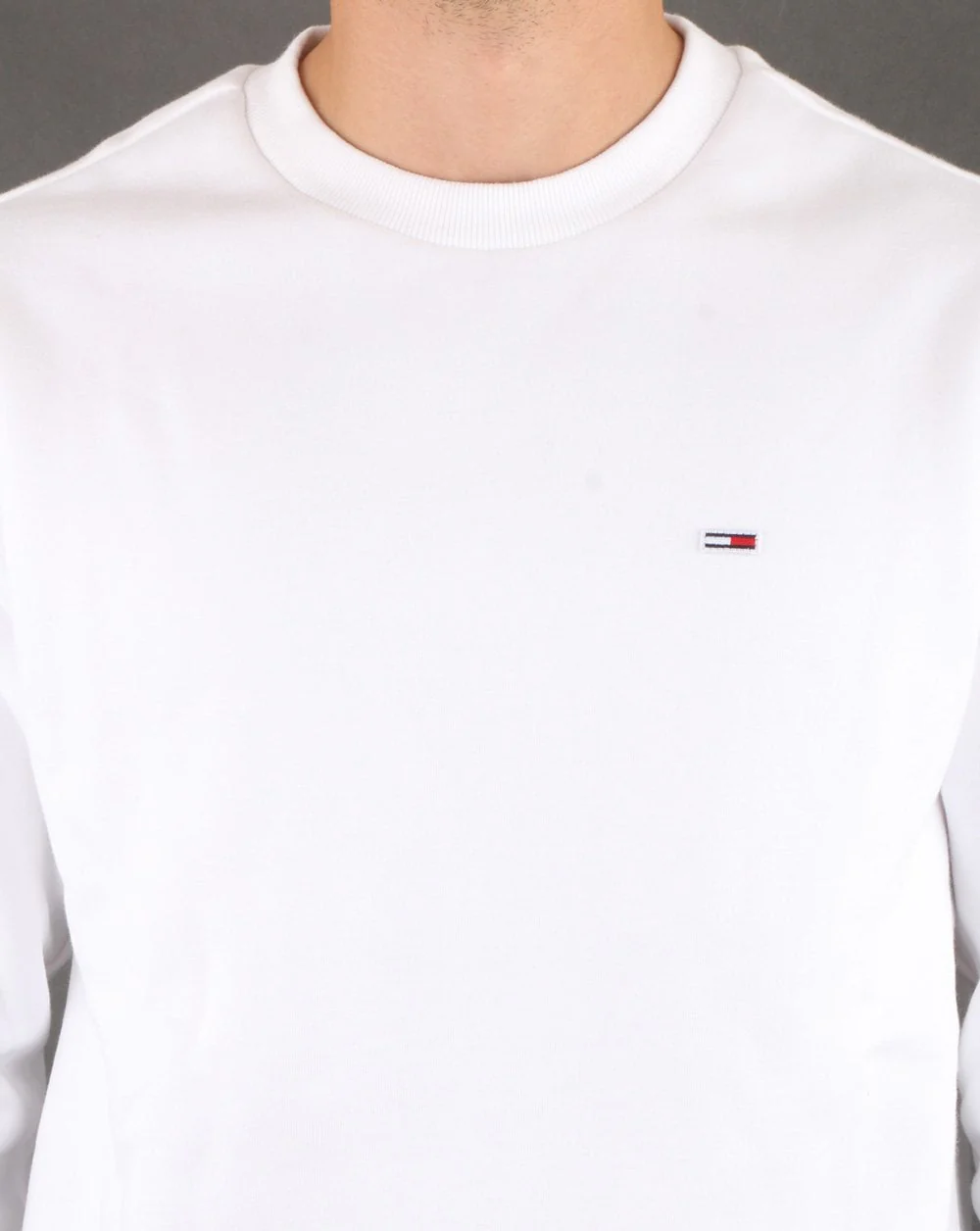 Tommy Hilfiger Crew Neck Sweatshirt White - Image 4