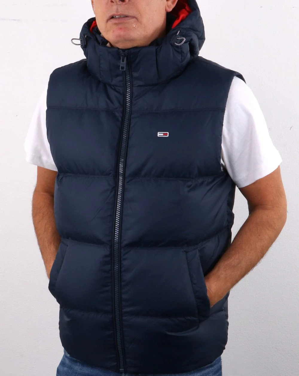 Tommy Hilfiger Padded Down Vest Navy - Image 2
