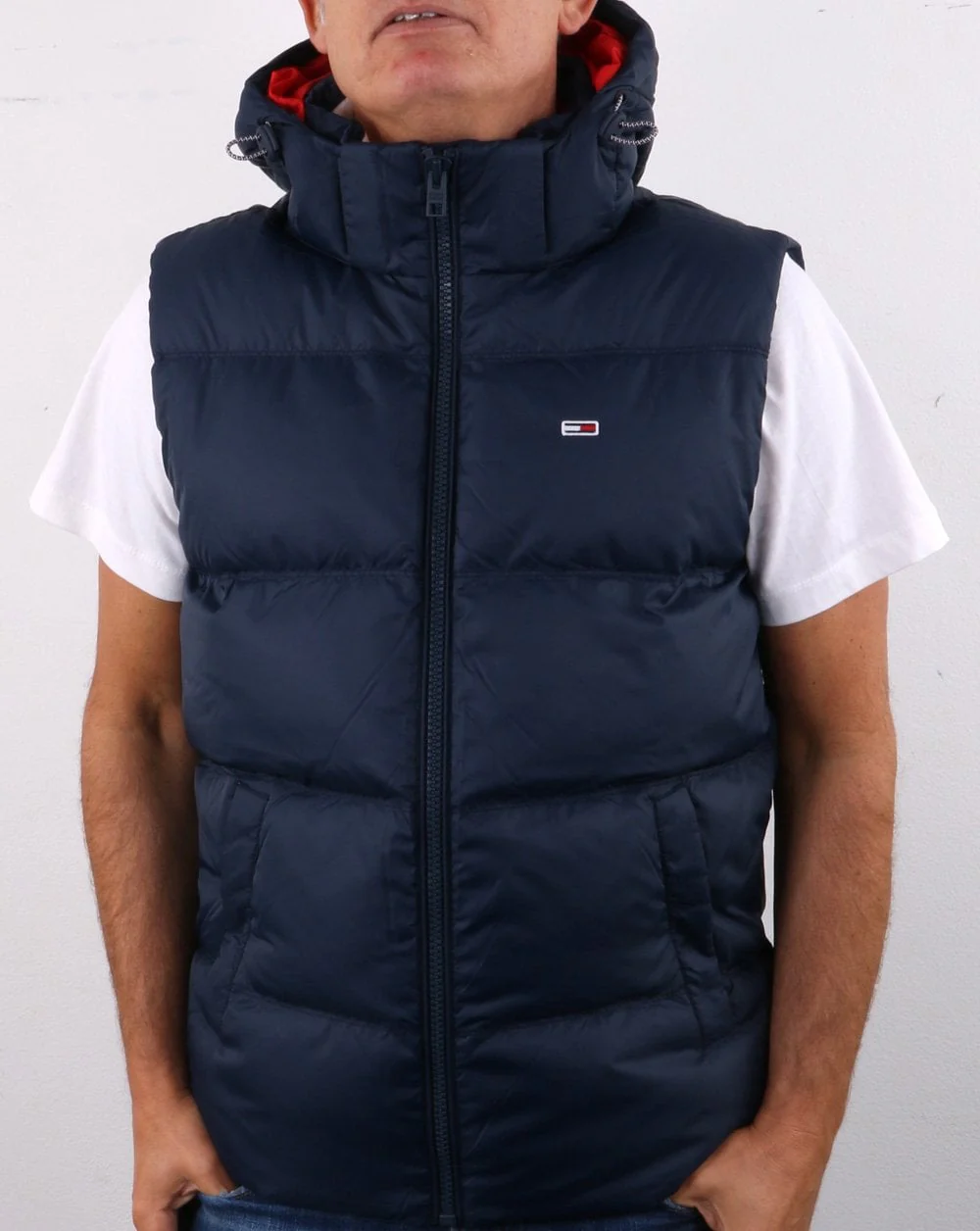 Tommy Hilfiger Padded Down Vest Navy - Image 4