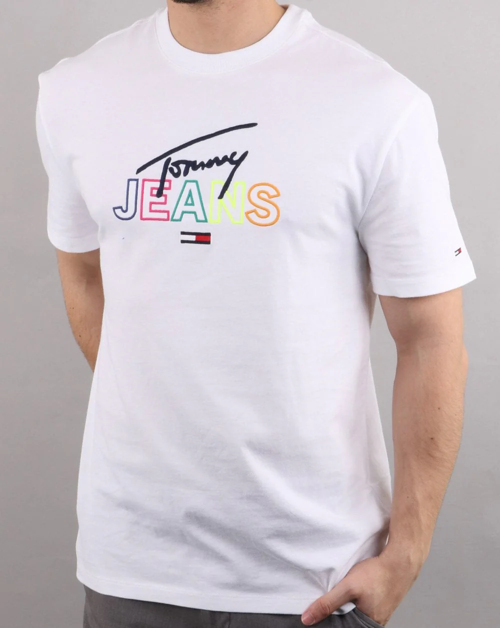 Tommy Hilfiger Script Tee Classic White - Image 2