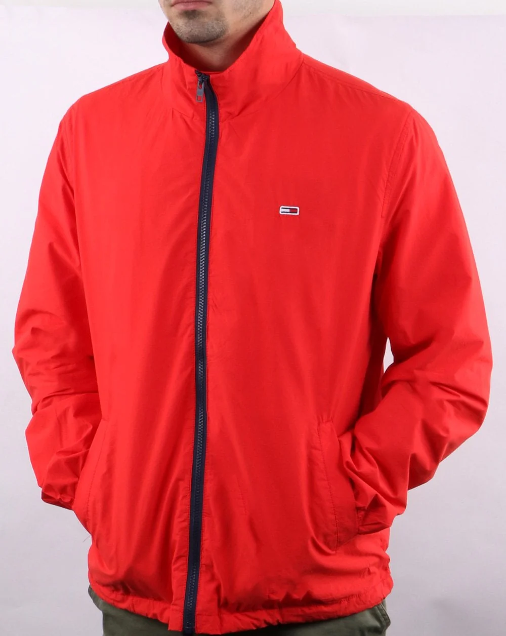 Tommy Hilfiger Track Jacket Flame Scarlet - Image 3