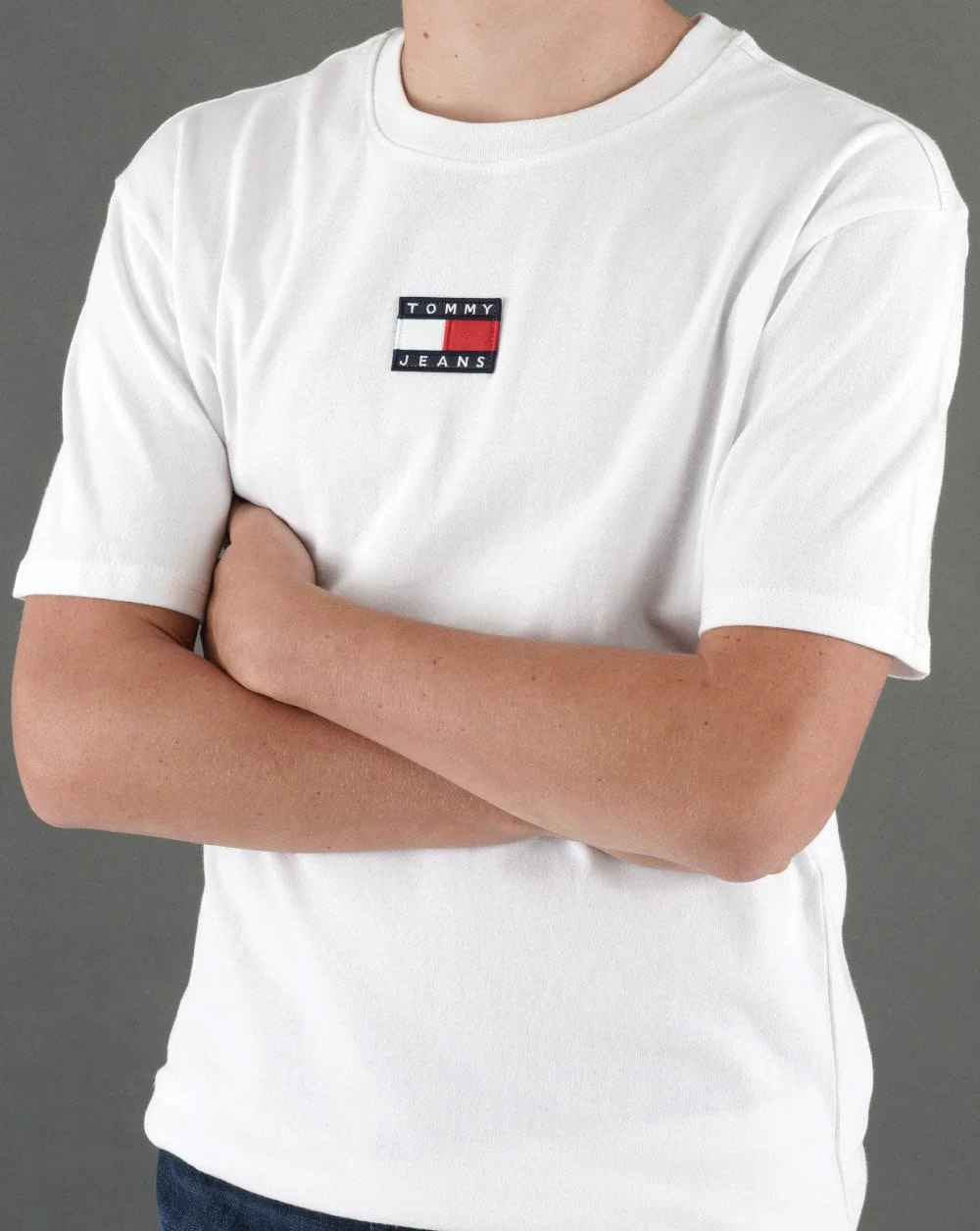 Tommy Jeans Badge T-shirt White - Image 4