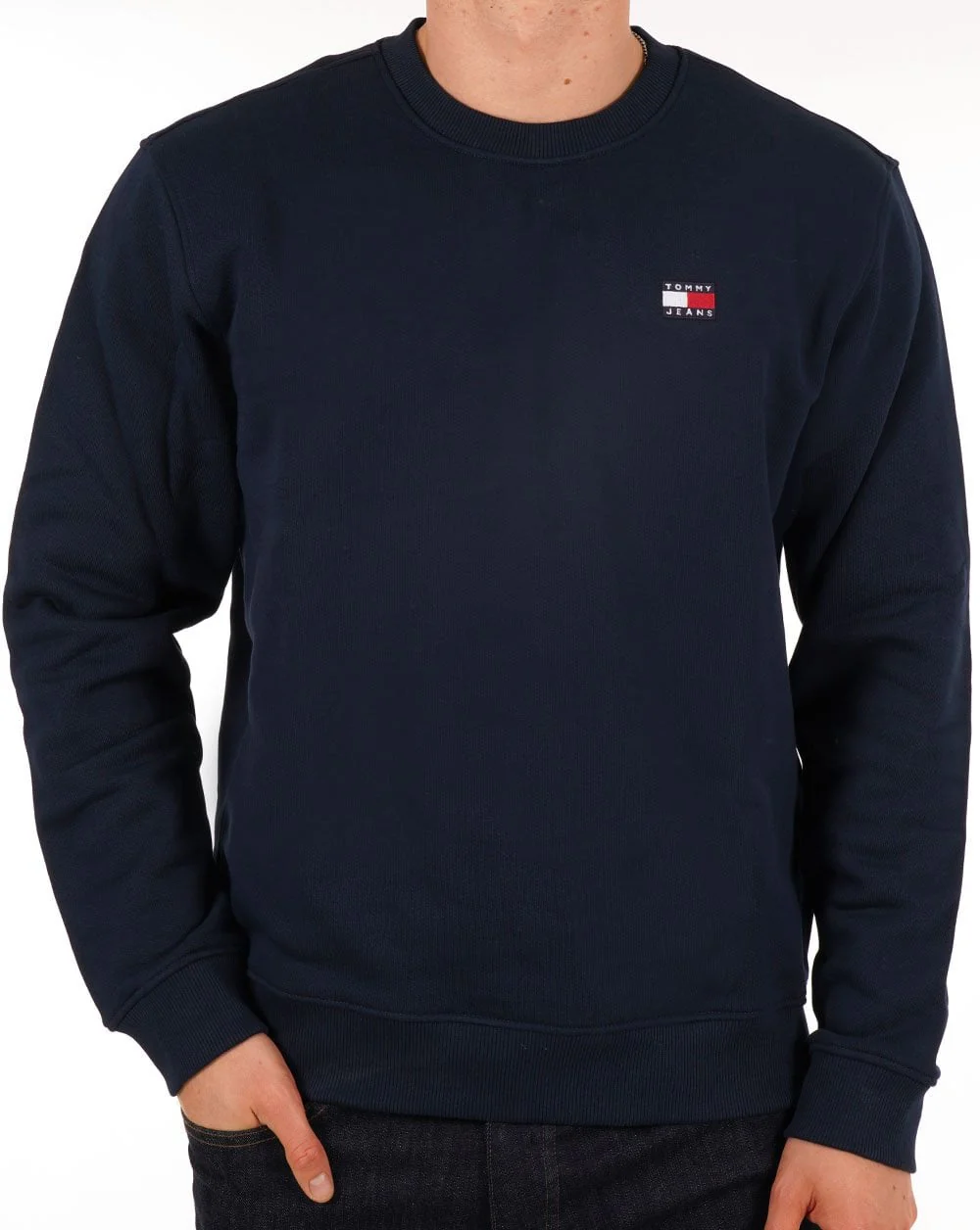 Tommy Jeans Crew Neck Sweatshirt Dark Navy