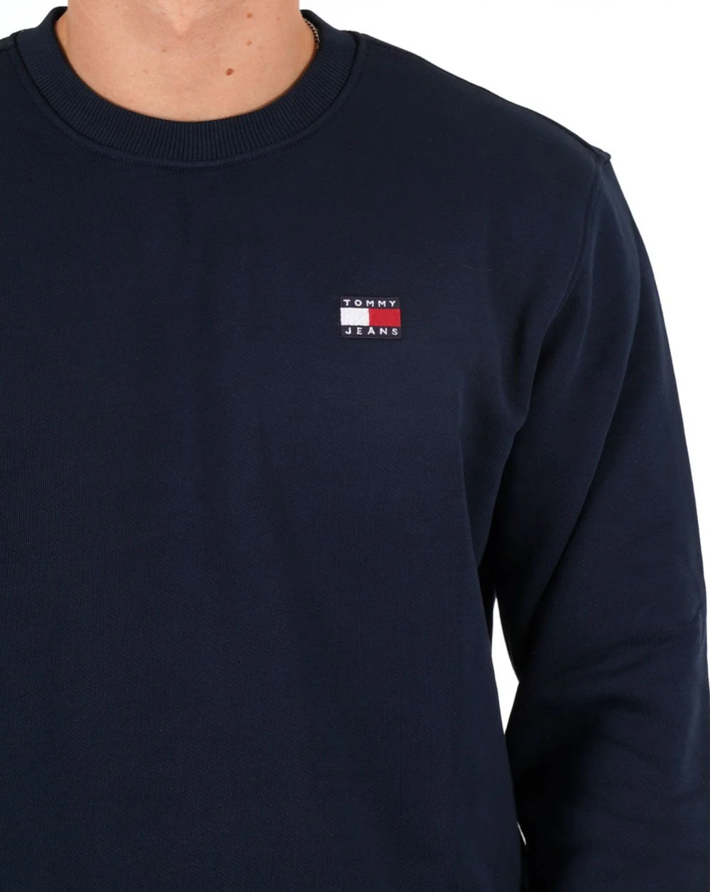 Tommy Jeans Crew Neck Sweatshirt Dark Navy - Image 2