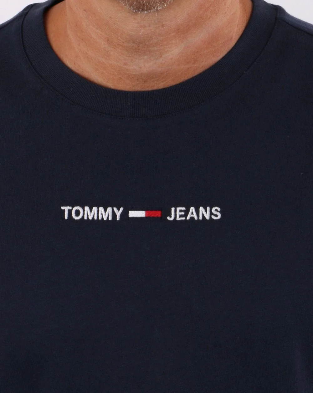 Tommy Jeans Logo T-shirt Navy - Image 2