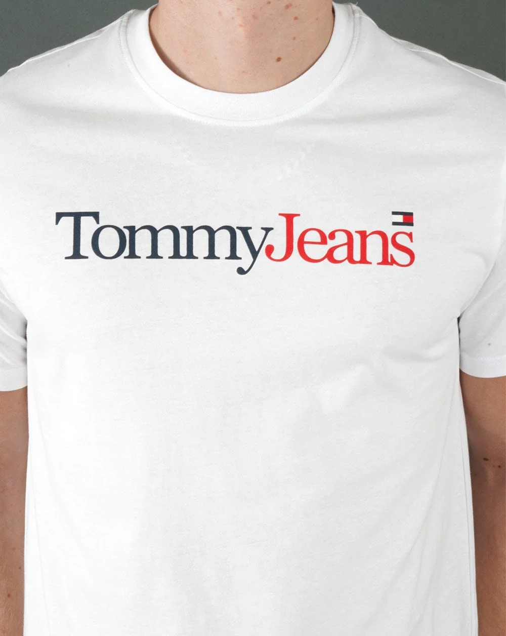 Tommy Jeans Logo T-shirt White - Image 2