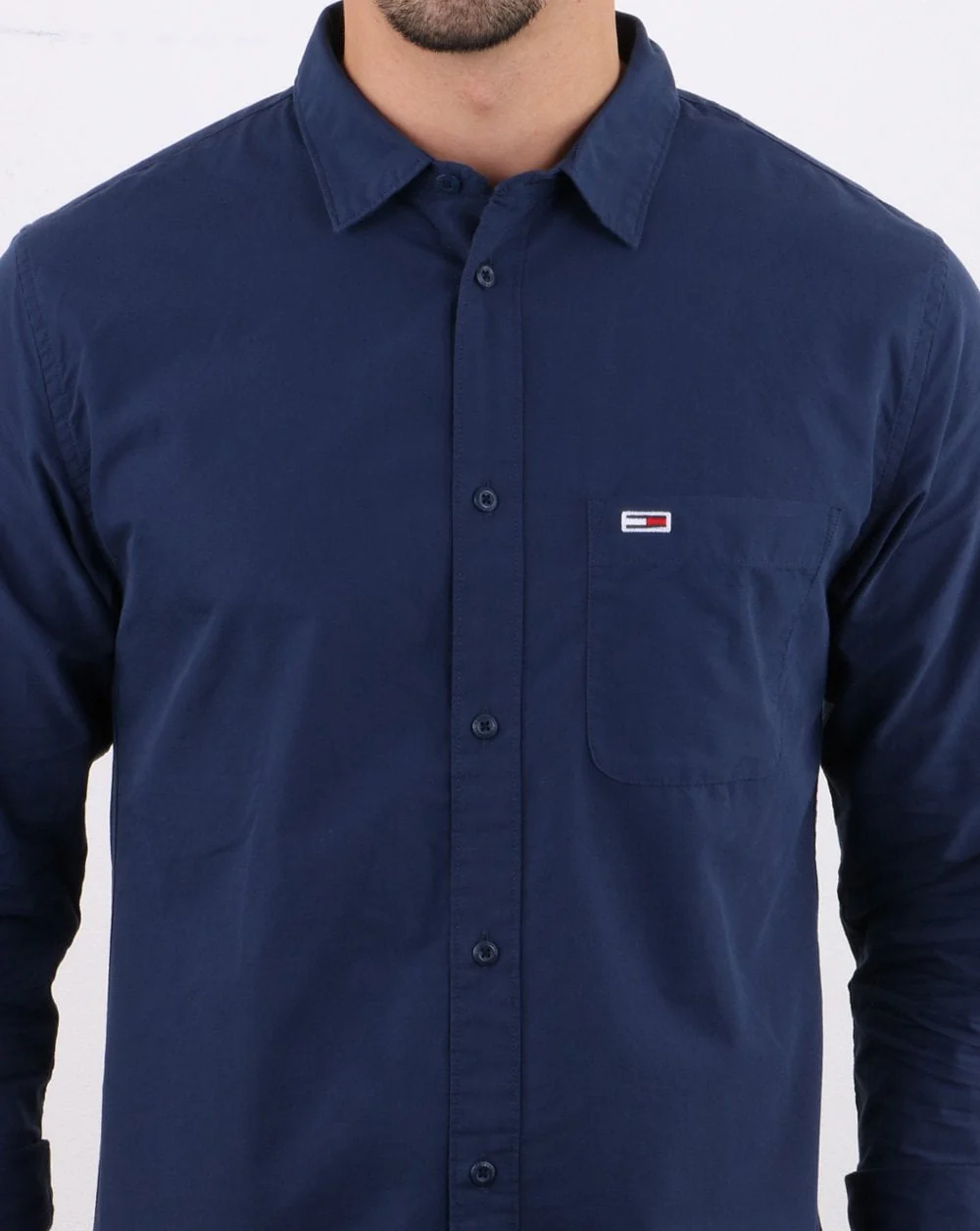Tommy Jeans Poplin Shirt Navy - Image 4