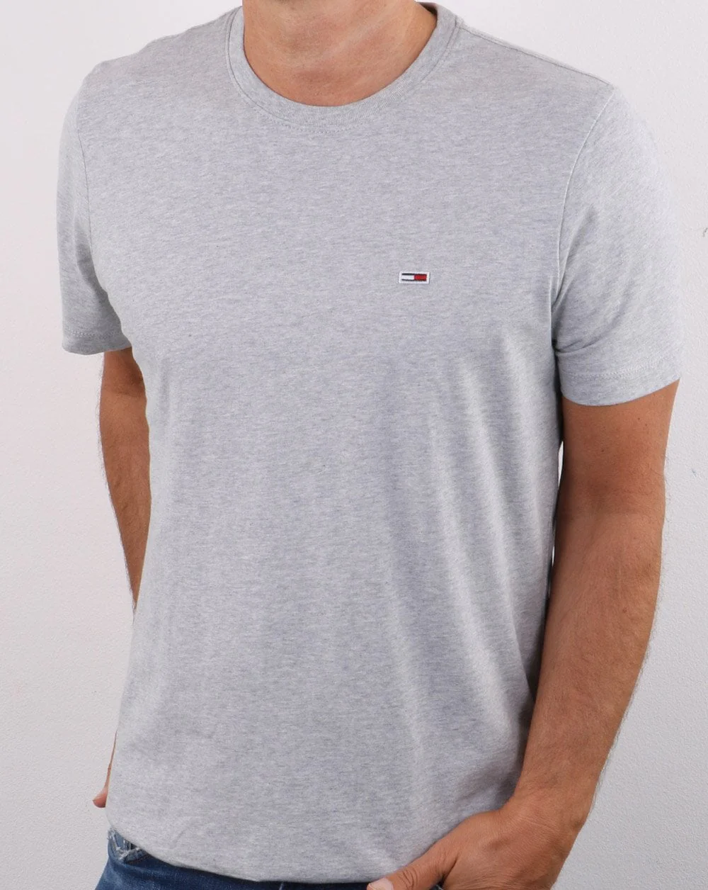 Tommy Jeans T-shirt Light Grey Heather - Image 2