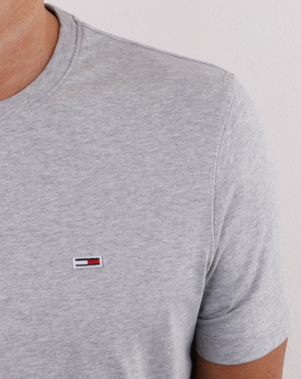 Tommy Jeans T-shirt Light Grey Heather - Image 3