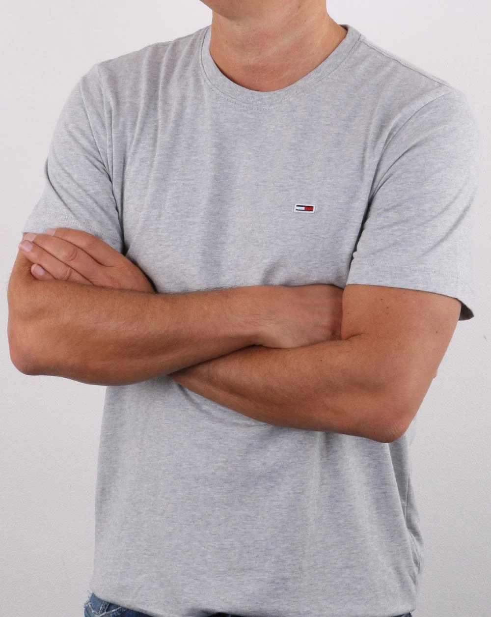 Tommy Jeans T-shirt Light Grey Heather - Image 4