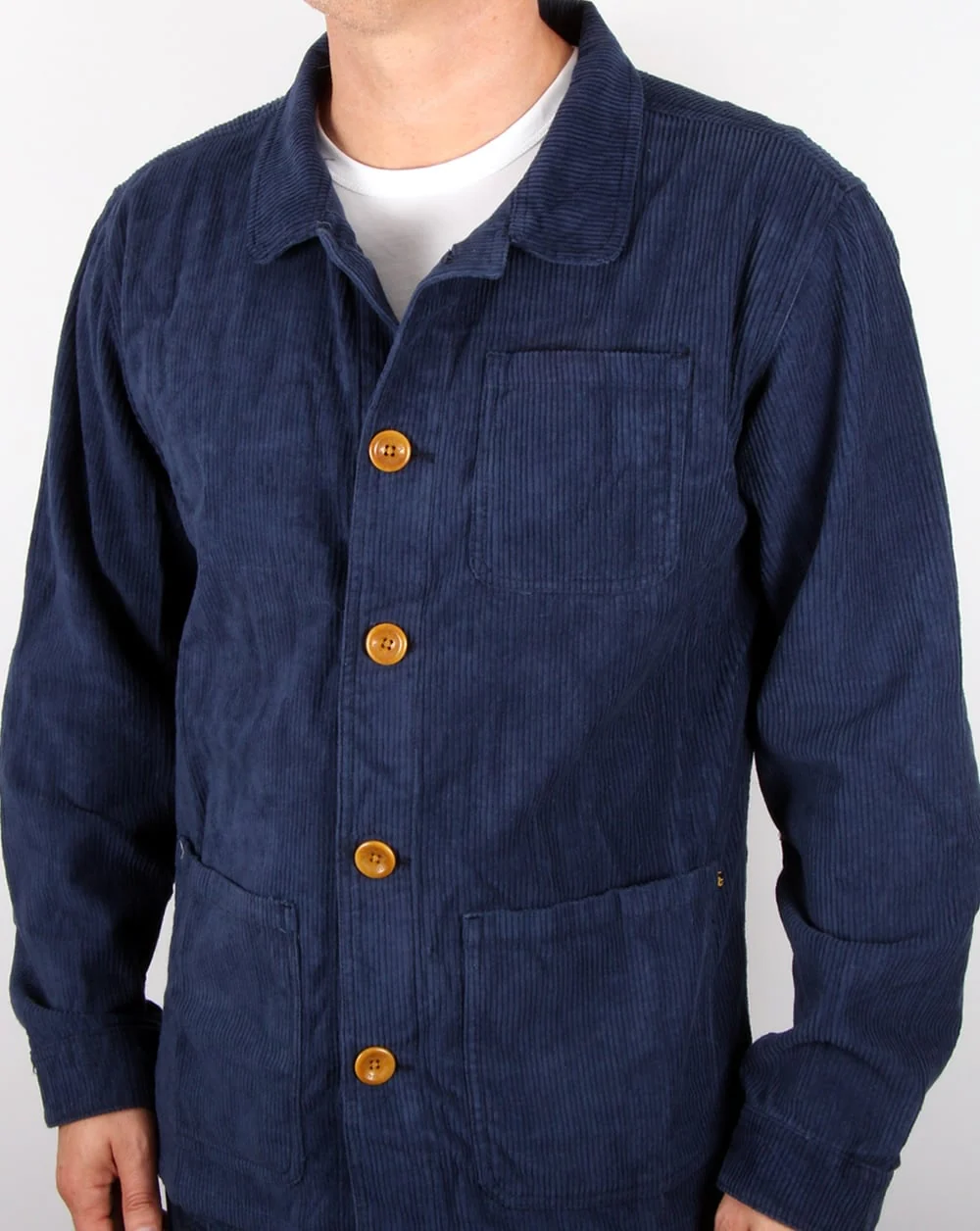 Tuktuk Station Corduroy Jacket Navy - Image 4