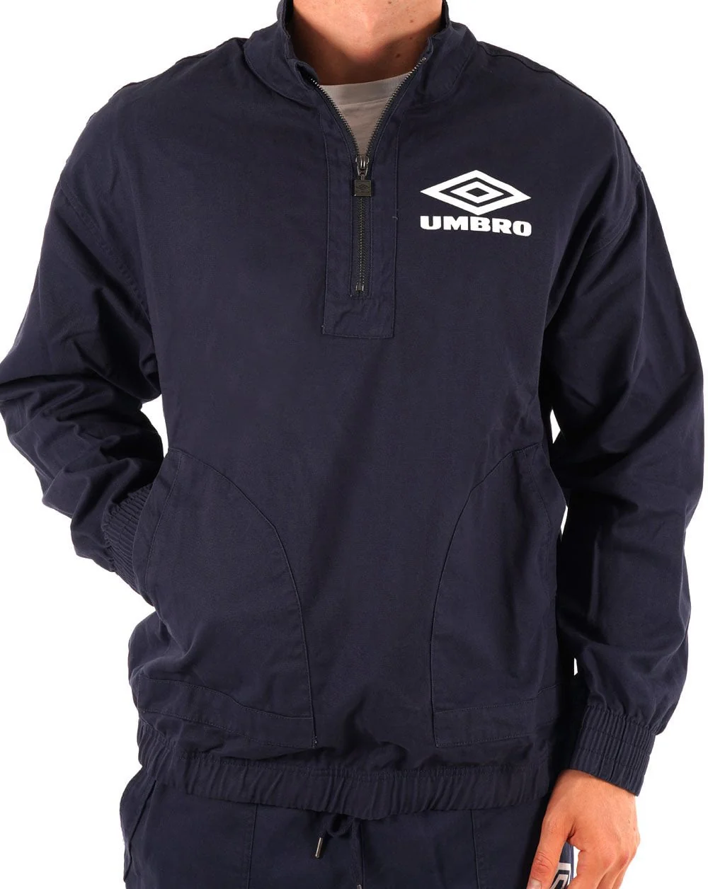 Umbro Drill Smock Dark Navy - Image 3