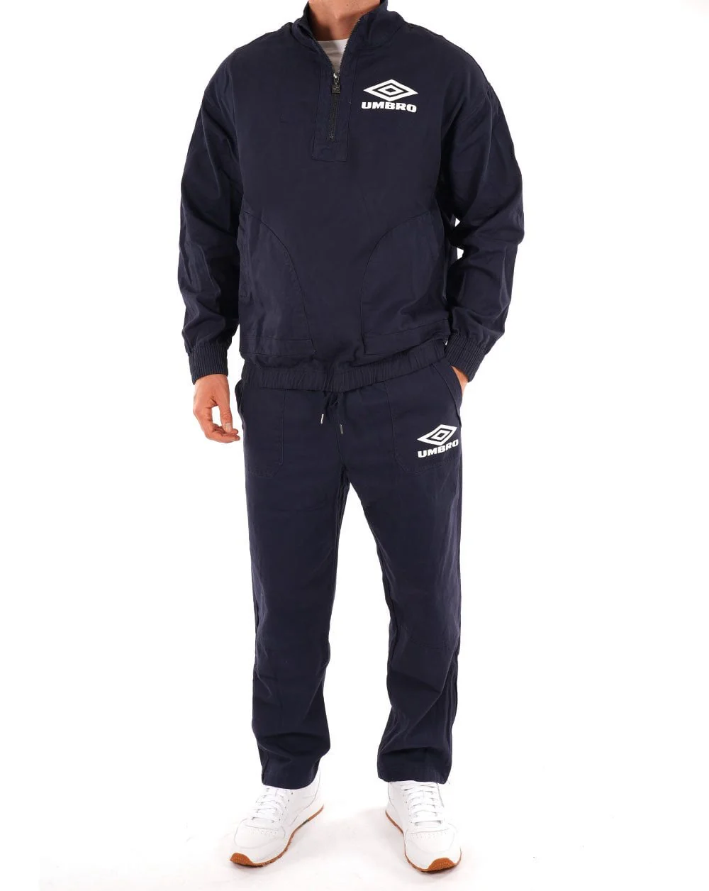 Umbro Drill Smock Dark Navy - Image 4