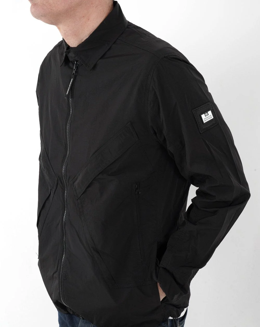 Weekend Offender Arrow Hwy Overshirt Black - Image 2