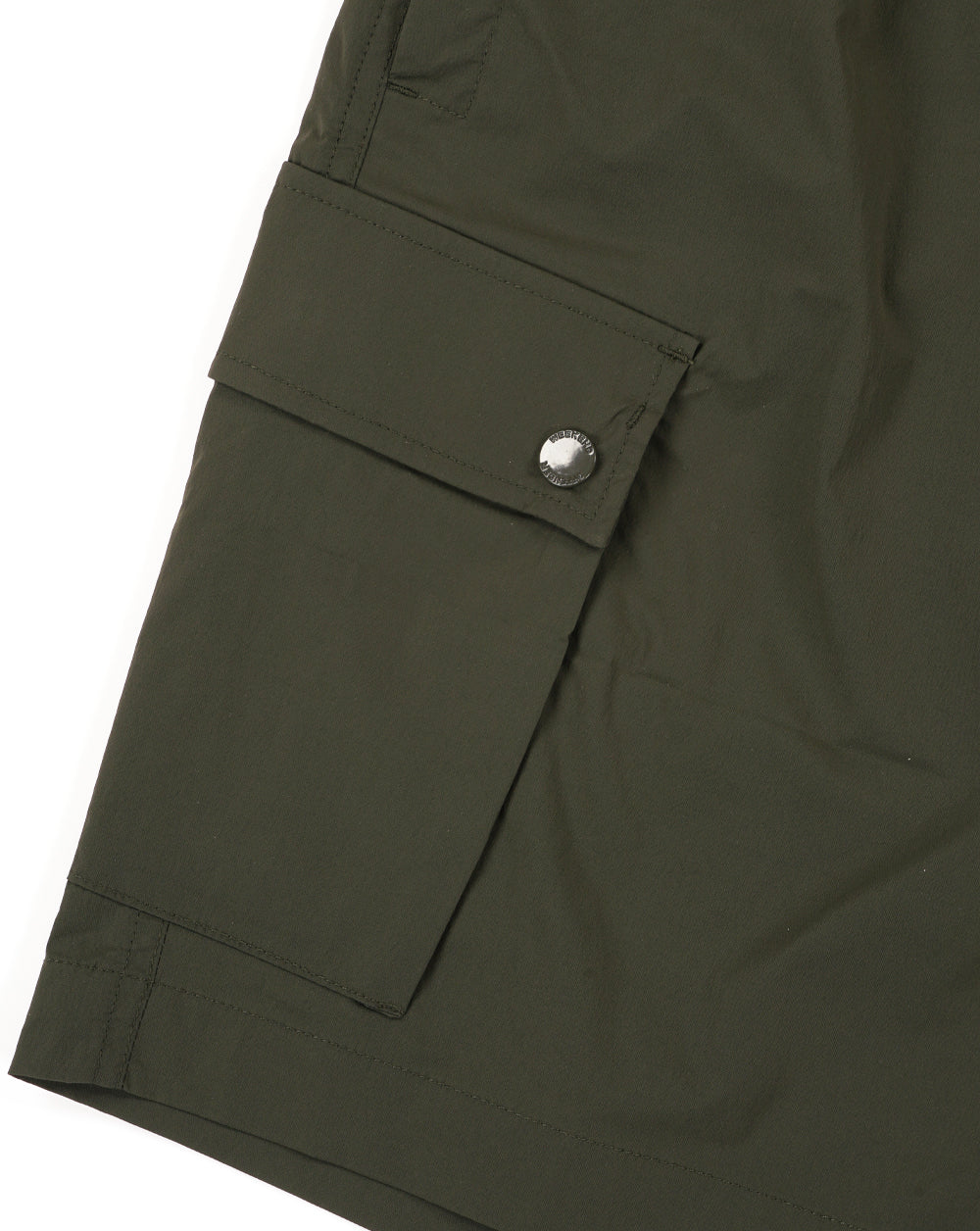Weekend Offender Baraki Cargo Shorts Dark Green - Image 3