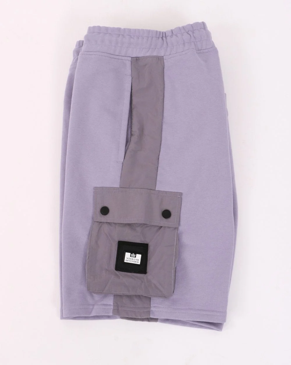 Weekend Offender Cargo Sweat Shorts Primrose - Image 3