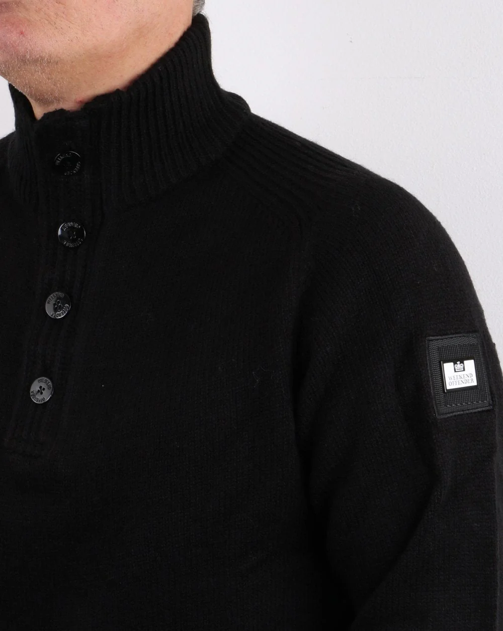 Weekend Offender Castillos Knitwear Black - Image 3