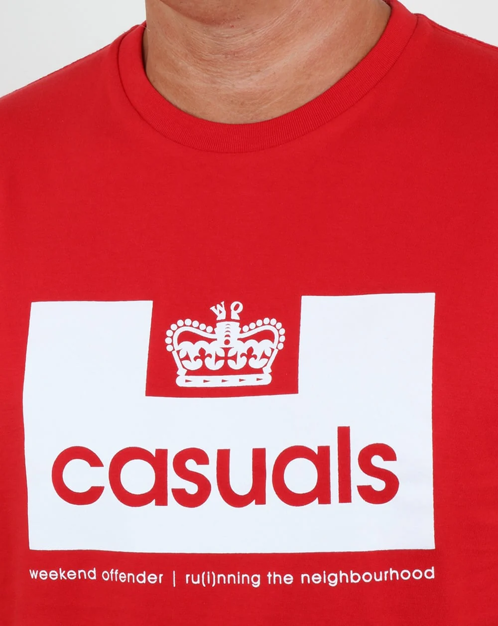 Weekend Offender Casuals T Shirt Red - Image 2