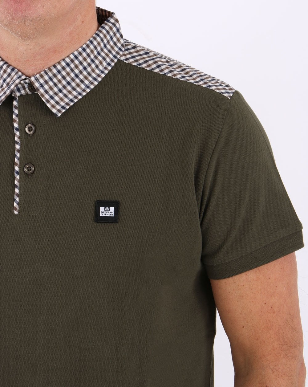 Weekend Offender Costa Polo Shirt Dark Green - Image 2