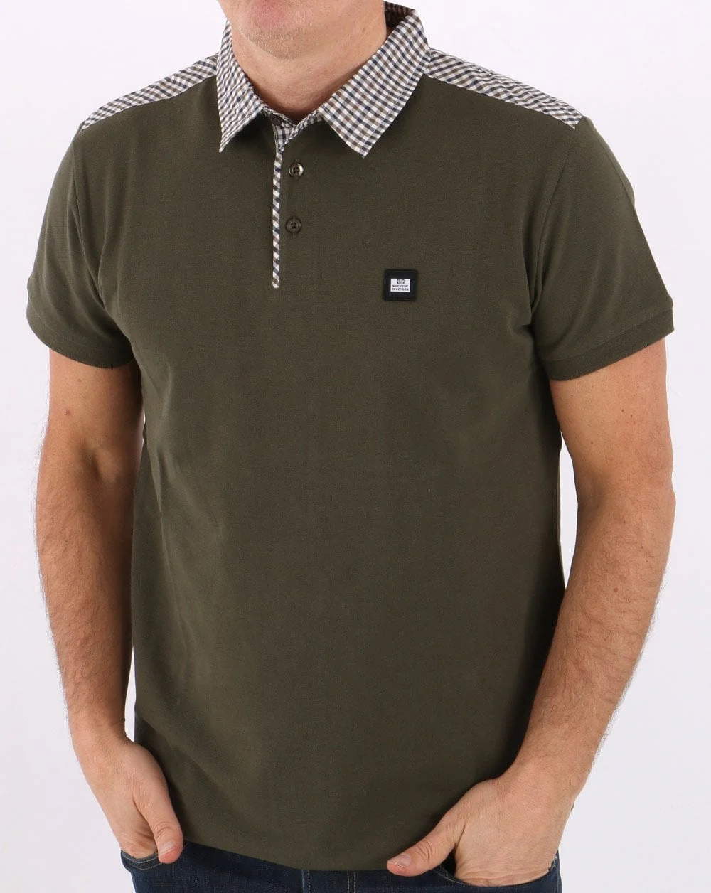 Weekend Offender Costa Polo Shirt Dark Green - Image 3
